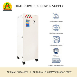 Alimentation de test haute tension 90KW 100KW 120KW 380V Entrée CA 0-2000V 0-60A Source CC programmable pour les tests industriels et de laboratoire - Product Image 1