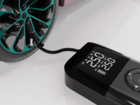 Pompe à air pour voiture certifiée CE ROHS IEC, pompe à air numérique électrique portable sans fil, compresseur d'air pour voiture 12 V