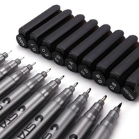 STA Fine Ligne Dessin Stylos Pigment Liner Encre Stylo Ensemble Calligraphie Arabe Feutre Pointe Croquis Art Marqueurs