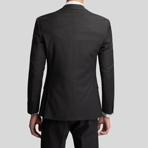 <span class=keywords><strong>Abito</strong></span> monopetto da <span class=keywords><strong>uomo</strong></span> di design italiano <span class=keywords><strong>nero</strong></span> Slim Fit - Product Image 2