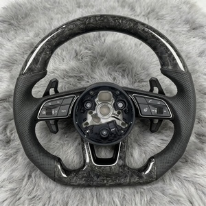 Volante de Fibra de Carbono para <span class=keywords><strong>Audi</strong></span> <span class=keywords><strong>A1</strong></span> C7 C8 B8.5 B9 <span class=keywords><strong>S3</strong></span> S4 S5 S6 S7 S8 R8 TTS TT B8 A4, Venta al por Mayor y al Detal - Product Image 1