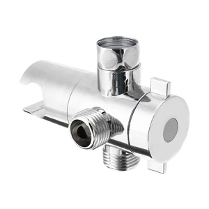 Cromo ABS desviador <span class=keywords><strong>3</strong></span> <span class=keywords><strong>T</strong></span> Brazo de ducha <span class=keywords><strong>t</strong></span>-Adaptador de agua de conector - Product Image 1