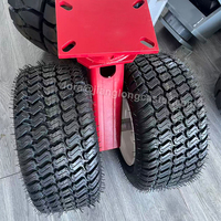 Roues pivotantes à double roue pneumatique en caoutchouc robuste de 16 pouces pour conteneurs de transport de marchandises