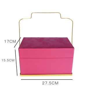 New Lidded Hình Chữ Nhật Trung Quốc Lễ Hội Hộp Quà Tặng Với Khung Kim Loại Cao Cấp Trung Thu Lễ Kỷ Niệm Hiện Tại Cho Kẹo Trà Bao Bì - Product Image 6