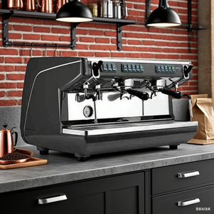 Máy pha cà phê <span class=keywords><strong>Espresso</strong></span> Nuova Appia Life thương mại màu đen 2 nhóm chuyên nghiệp bán tự động điều khiển điện - Product Image 2