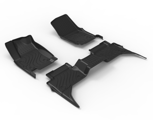 Tapis <span class=keywords><strong>de</strong></span> sol 5D en TPE personnalisables Jourm imperméables pour Toyota Tacoma Pickup Truck (Amérique du Nord), sans seuil <span class=keywords><strong>de</strong></span> <span class=keywords><strong>porte</strong></span> inclus - Product Image 2