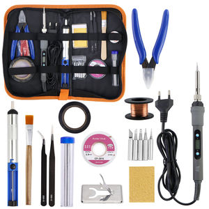 Juego <span class=keywords><strong>de</strong></span> herramientas <span class=keywords><strong>de</strong></span> reparación <span class=keywords><strong>de</strong></span> soldadura con pantalla Digital <span class=keywords><strong>de</strong></span> 80W, temperatura ajustable, bolsa <span class=keywords><strong>de</strong></span> hierro, multímetro <span class=keywords><strong>de</strong></span> alambre <span class=keywords><strong>de</strong></span> <span class=keywords><strong>estaño</strong></span> - Product Image 1
