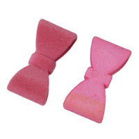 Accessoires pour coiffure et pinces à cheveux DIY : Grand nœud en peluche floquée style Princesse Mignonne, Matériel en gros Yiwu