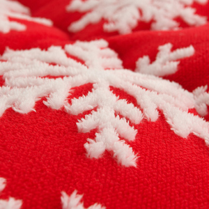 Offre Spéciale confortable rouge neige imprimé hiver épaissir flanelle Sherpa polaire couettes - Product Image 5