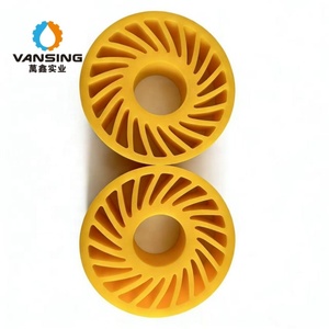 Roue de pressage et d'alimentation en polyuréthane pour ligne de production de machines à papier - Product Image 2