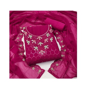 Georgette ดั้งเดิมเสื้อผ้าทำงานปากีสถาน salwar kameez สำหรับผู้หญิงชุดปาร์ตี้อินเดียชุดสุภาพสตรี salwar kameez - Product Image 1