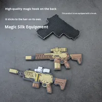 Insignia de PVC Creativa de Morale con Diseño de Rifle de Asalto SIG SAUER Versión Q XM7, Hecha en China