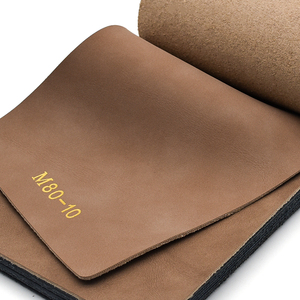 Fábrica al por mayor Retro esmerilado acabado mate cuero ecológico sintético Semi PU cuero para sofá muebles cartera - Product Image 4