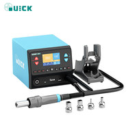 Estación de Retrabajo de Aire Caliente Inteligente QUICK M9 sin Plomo 1300W 220V/110V con Voz AI para Reparación de PCB de Teléfonos Móviles