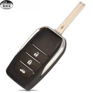 2 बटन स्मार्ट वाहन कुंजी संशोधित शेल प्रतिस्थापन कार कुंजी मामला टोयोटा लेक्सस वाहन कुंजियाँ - Product Image 4