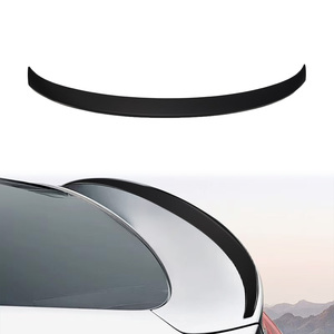 Aileron arrière en fibre de carbone véritable, finition mate, universel, compatible avec <span class=keywords><strong>AUDI</strong></span> A5L S5 Coupé, coffre de voiture, aileron A5L - Product Image 1