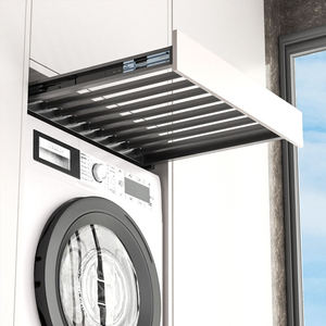 Washer Dryer Stacking Kit Adjustable <b>Small</b> Space Saving Solution Steel Washing Machine Stacking Kit For Home - Product Image 2