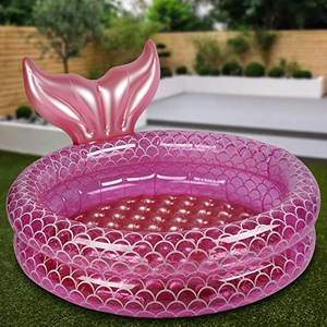 Piscina inflable para bebés y niños, piscina interior plegable, piscina de bolas para niños, piscina de sirenas - Product Image 1