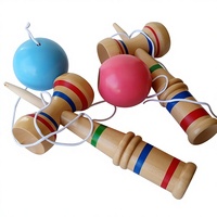 Jeu de Kendama traditionnel japonais artisanal pour enfants, entraînement aux compétences de trompettiste, jouet en bois Kendama