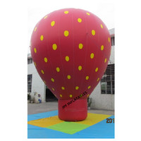 Ballon publicitaire gonflable géant scellé à l'air, Ballon moulu gonflable étanche à l'air sur mesure pour marque