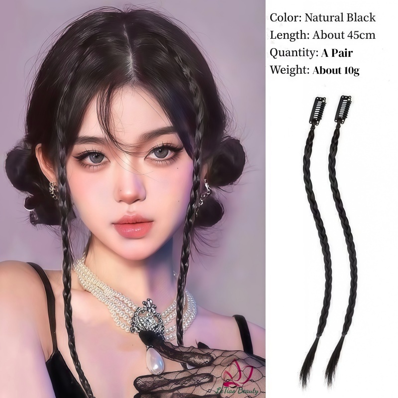 Noir naturel (une paire)