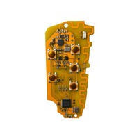 Placa PCB KEYDIY FGB25-5 2026 con Carcasa de Llave de 3/5 Botones Compatible con Generación de Control Remoto VW Audi Porsche BMW 5C/5D