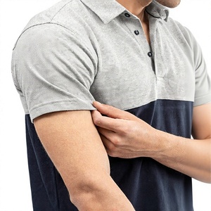 Camisas de Hombre Lisas, Casuales, con Botones, Tejido de Punto Suave, Diseño Ligero y Transpirable, Mezcla de Poliéster y Algodón, Manga Corta - Product Image 4