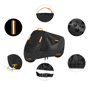 MESOROCK UV protéger anti-poussière moto housse anti-pluie soleil et anti-pluie pour moto avec sangle réfléchissante - Product Image 3