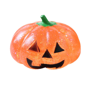 Luxury halloween squishy toy Pumpkin Squishy Stress <b>Ball</b> <b>Glitter</b> Filled TPR Squeeze Toy Cute Fidget Kid Adult - Product Image 5