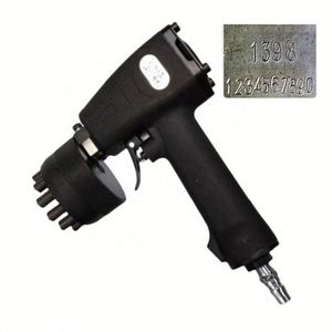 Mini machine de marquage pneumatique pour métaux avec moteur intégré, idéale pour l'impression sur cadres - Product Image 1