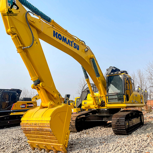 Excavatrice utilisée par PC350 de KOMATSU hydraulique avancée fortement adaptable de contrôle pour des projets côtiers de prévention d'érosion - Product Image 1