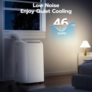 Climatiseur portable <span class=keywords><strong>14</strong></span> 000 <span class=keywords><strong>BTU</strong></span>, refroidissement silencieux 46 dB, contrôle Wi-Fi/application, minuterie 24h avec ventilateur et installation facile pour chambre à coucher - Product Image 2
