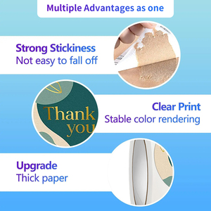 Autocollants personnalisés en rouleau imprimés en <span class=keywords><strong>couleur</strong></span>, <span class=keywords><strong>étiquette</strong></span>s adhésives avec logo sur mesure pour l'emballage professionnel - Product Image 2