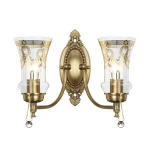 Lámpara de Pared de Cobre para Interiores del Hogar, Lámpara de Pared Retro de Calidad para Jardín y Patio, Iluminación LED para Exteriores - Product Image 1