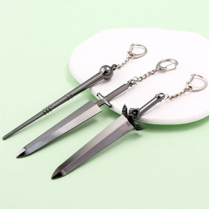 พวงกุญแจดาบคาตานะโลหะขนาด 12 ซม. ลายแบล็คโคลเวอร์ อัสตา ของตกแต่งแฟชั่น เครื่องประดับอนิเมะ - Product Image 2