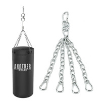 Support de sac de boxe avec chaîne anti-torsion en fer épaissi et pivot anti-emmêlement pour le fitness et le remodelage corporel