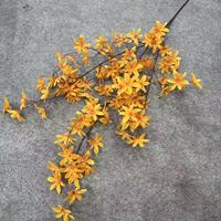 Arrangement floral réaliste de 45,28 pouces pour allée de mariage, plafond, en soie, orchidée artificielle Oncidium