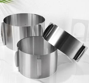 Anneau <span class=keywords><strong>à</strong></span> Gâteau Extra Haut 20cm <span class=keywords><strong>Réglable</strong></span> Acier Inoxydable 430 Grand <span class=keywords><strong>Cercle</strong></span> Forme Moules <span class=keywords><strong>à</strong></span> Mousse <span class=keywords><strong>à</strong></span> Gâteau Épaisseur de 0.4mm - Product Image 6