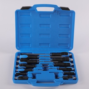 VIKTEC-Juego de destornilladores magnéticos, 6 Phillips y 6 <span class=keywords><strong>puntas</strong></span> de cabeza plana, <span class=keywords><strong>destornillador</strong></span> <span class=keywords><strong>con</strong></span> cuchillas de acero (VT07045) - Product Image 2