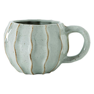 Tazas de Cerámica Irregulares Hechas a Mano Estilo Ins, Tazas de Café Retro Modernas, Tazas para Leche, Tazas para Yogur Hechas a Mano - Product Image 1