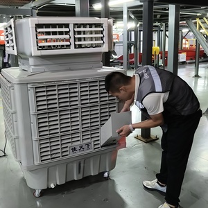 Climatiseur évaporatif industriel sur pied |   Refroidisseur automatique écologique à faible entretien pour ateliers - Product Image 4