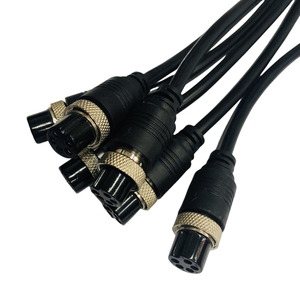 Connettore Aeronautico GX16 a <span class=keywords><strong>2</strong></span>, 3, 4, 5, 6, 7, 8, 9 Poli, Cavo Stampato a Iniezione M16, Connettore Impermeabile - Product Image 1