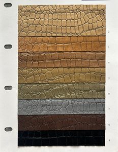 Ecopelle Scamosciata Vegana Eco-compatibile con Retro Intrecciato, Morbida e Calda al Tatto, Effetto Coccodrillo, Traspirante, 100% Poliestere 5000gsm per Abbigliamento - Product Image 4