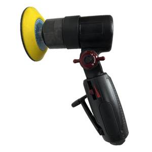 Ayarlanabilir Hızlı 0.4 HP Pnömatik Polisaj Makinesi 5000 RPM Cırtlı Bağlantı Sağ Açılı Tutucu <span class=keywords><strong>2</strong></span> inç <span class=keywords><strong>3</strong></span> inç Ped 1/4 inç Toz Toplama Portu - Product Image 1