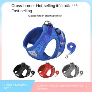 Teddy Bixiong rompi anjing antilembap, rompi anjing dengan tali traksi Universal, tali hewan peliharaan berjalan luar ruangan untuk keturunan Kecil & besar - Product Image 2