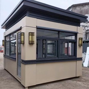 บ้านพักยามโครงสร้างเหล็ก ดีไซน์ทันสมัย โครงเหล็กเบา เคลื่อนย้ายได้ - Product Image 2