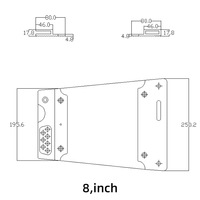 Pièces de suspension professionnelles pour systèmes Line Array, pour enceintes de 10, 12 et 15 pouces, en aluminium