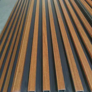 WpcPvc装飾木材の代替品内壁カバープラスチッククラッド外部木製壁パネル