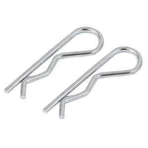 Clip de acero inoxidable en forma de R, pasador de resorte para Tractor, cizalla para el pelo, para ondas R Clip, pasador de grapa elástica para uñas