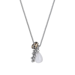 Collar con colgante de ojo de tigre Dinle para mujer, cadena larga, estilo minimalista, accesorio de joyería de moda - Product Image 3